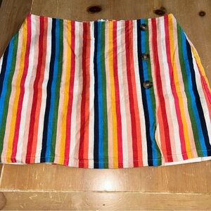 Colorful Striped Skirt